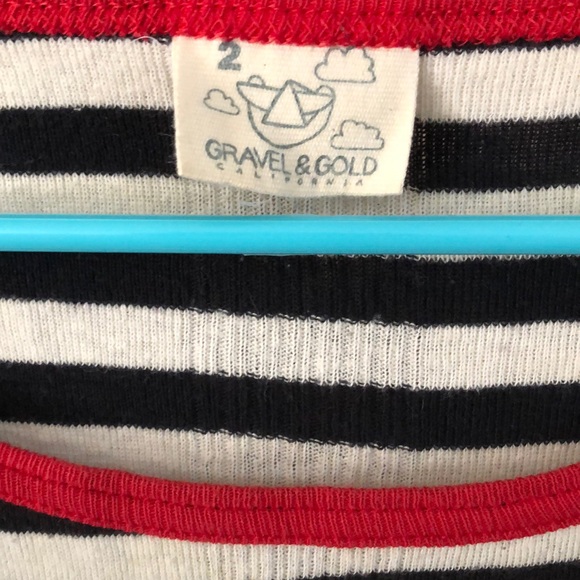 Knit, Striped, lightweight sweater, short sleeve - Picture 3 of 3